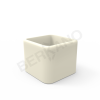 Кашпо Cubo 50 бежевого цвета