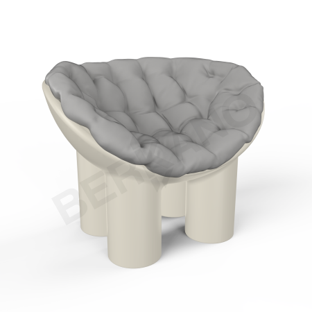 Кресло SLON Bone Brown, Gray