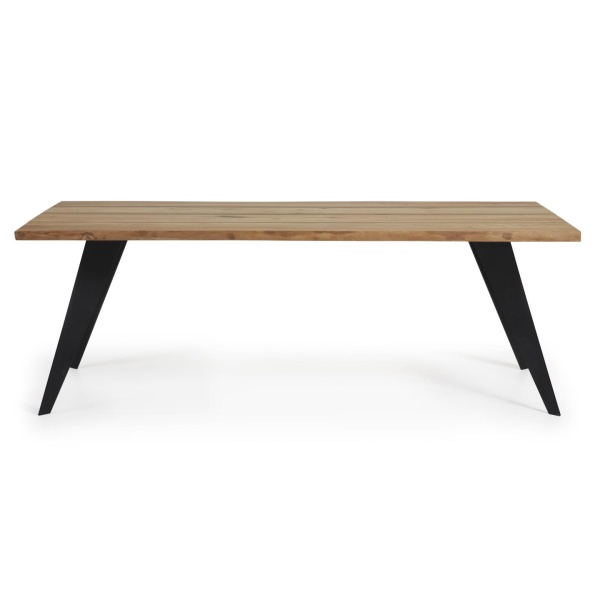 Стол Nack 180x100 черный, натуральный дуб от интернет-магазина IDODOM.RU