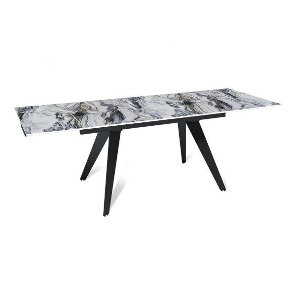 Стол раскладной Rhein (140+40+40), керамика глянцевая Cold Jade от интернет-магазина IDODOM.RU