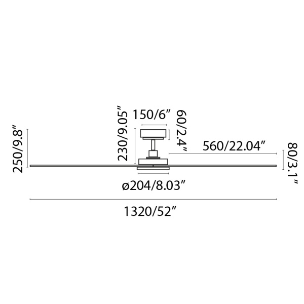 Белый вентилятор Siros L DC SMART от интернет-магазина IDODOM.RU