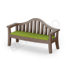 Скамейка Province Brown, Green