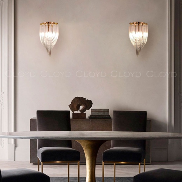 Бра Cloyd MEBIUS-B W1 / выс. 36 см - золото (арт.20294) от интернет-магазина IDODOM.RU