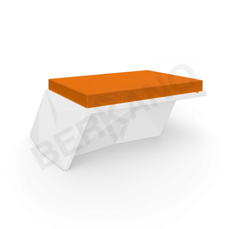 Угловой модуль Quaro с подушками Snow White, Orange