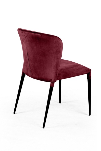 Стул Albert (Альберт), бархат винно-красный 16 new от интернет-магазина IDODOM.RU