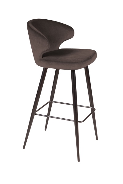 Стул барный Richard, бархат коричневый 12 от интернет-магазина IDODOM.RU