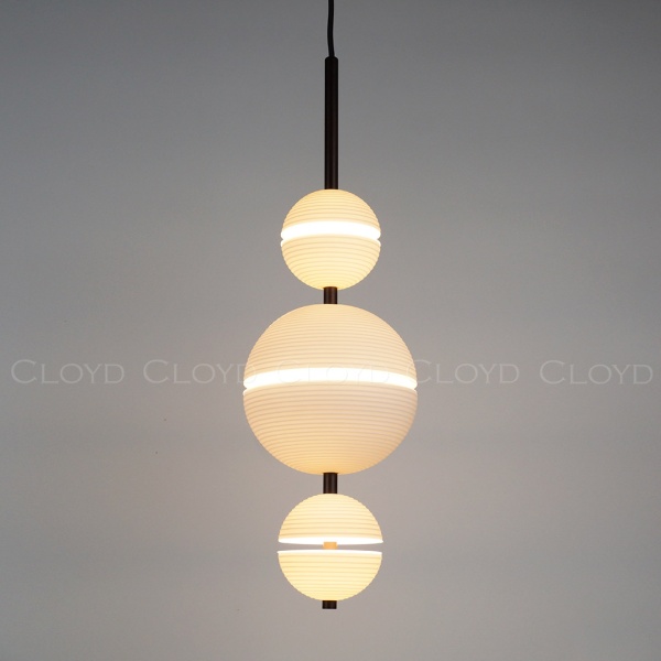 Подвесной светильник Cloyd COSMORA P3 / выс. 56 см - керамика - черный (арт.12502) от интернет-магазина IDODOM.RU