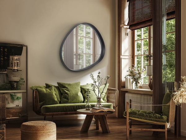 Julie Зеркало настенное черное от интернет-магазина IDODOM.RU