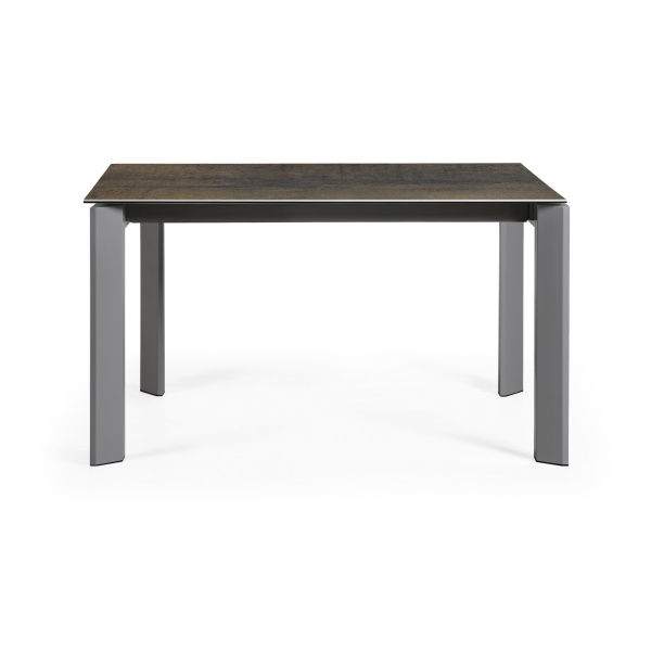 Стол Atta 140 (200) x90 антрацит, темно-коричневый, керамика от интернет-магазина IDODOM.RU