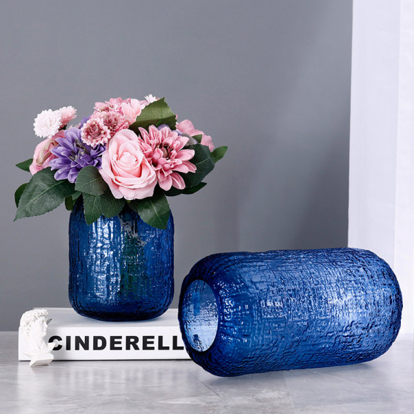 Ваза Cloyd KOWO Vase / выс. 17 см - синее стекло (арт.50019) от интернет-магазина IDODOM.RU