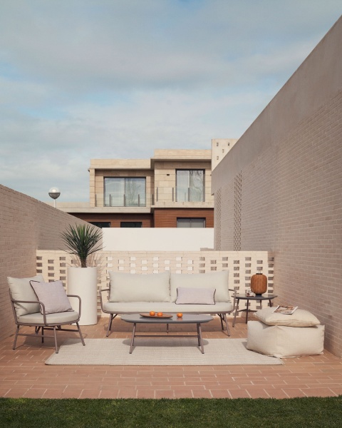 Bramant 2-местный диван из стали с лиловой отделкой 175,5 см от интернет-магазина IDODOM.RU