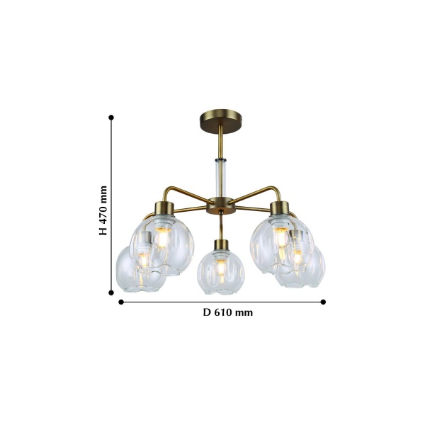 Люстра Monto от интернет-магазина IDODOM.RU