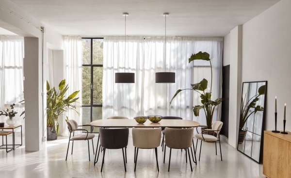 Ciselia Стул из темно-серой синели и черной стали от интернет-магазина IDODOM.RU