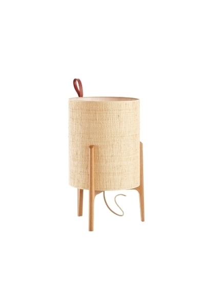 Настольная лампа Greta Ø 20 натуральный дуб/saguran от интернет-магазина IDODOM.RU