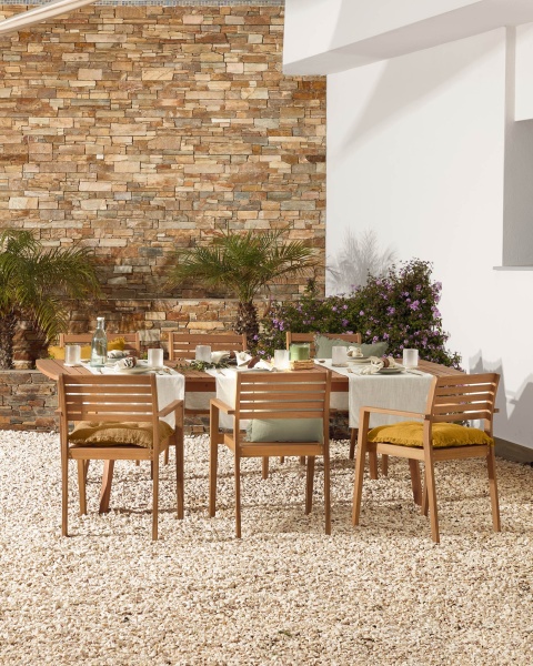 Стул Hanzel для сада из массива акации от интернет-магазина IDODOM.RU