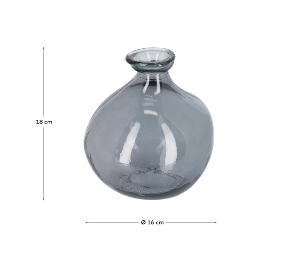 Ваза Anner синее стекло от интернет-магазина IDODOM.RU