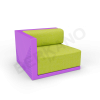 Диван угловой Fame с подушкой Deep Violet, Green