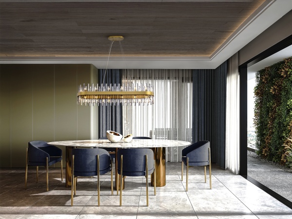 Grace Люстра 28L золотая овальная от интернет-магазина IDODOM.RU