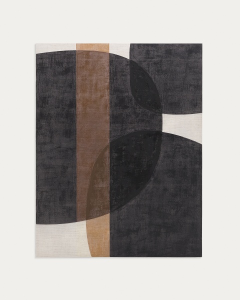 Tonol коричневый абстрактный холст 140  x 180 см от интернет-магазина IDODOM.RU