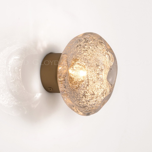 Бра Cloyd VOCAL W1 / латунь - прозрачн. стекло (арт.20366) от интернет-магазина IDODOM.RU