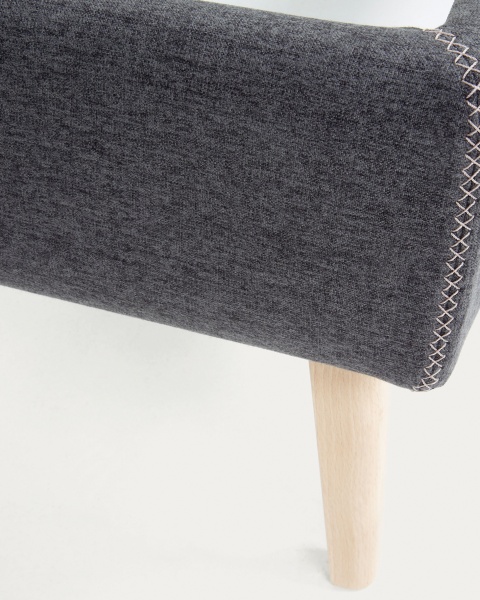 Кровать Lydia 90х190 темно-серая от интернет-магазина IDODOM.RU