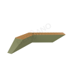 Модульная скамья Tick модуль 1 Olive green