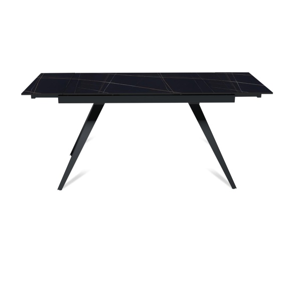 Стол раскладной Asti (120+30+30), керамика матовая Black Gold от интернет-магазина IDODOM.RU