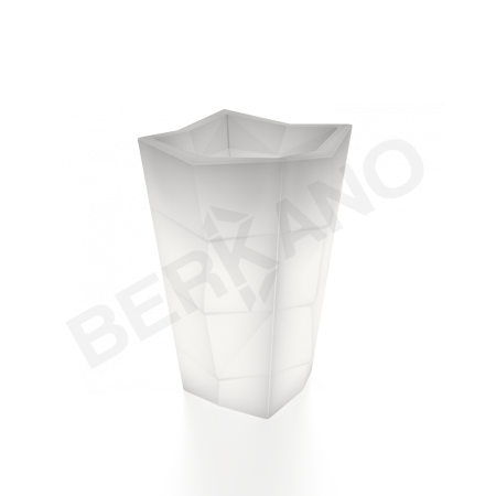 Кашпо Agava 100 DB Snow White Light