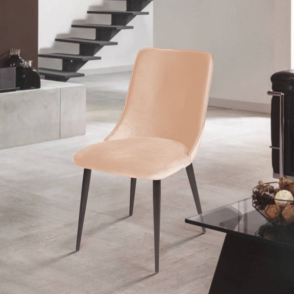 Стул Joe, бархат бежевый 5 от интернет-магазина IDODOM.RU