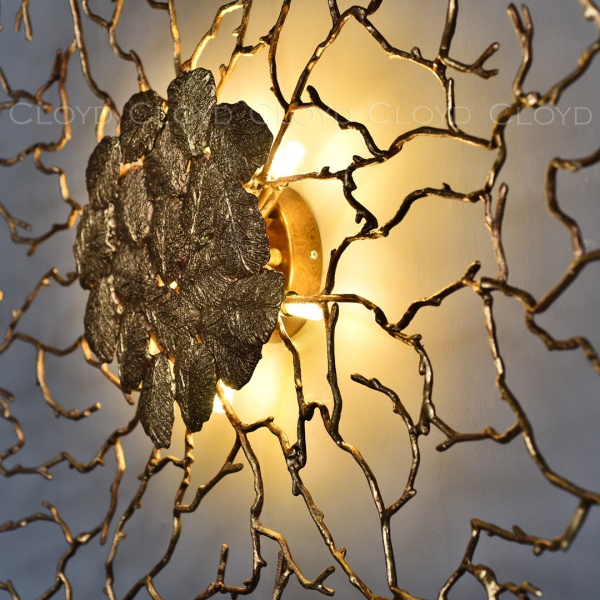 Бра Cloyd RELICT W4 / Ø80 см - латунь (арт.20299) от интернет-магазина IDODOM.RU