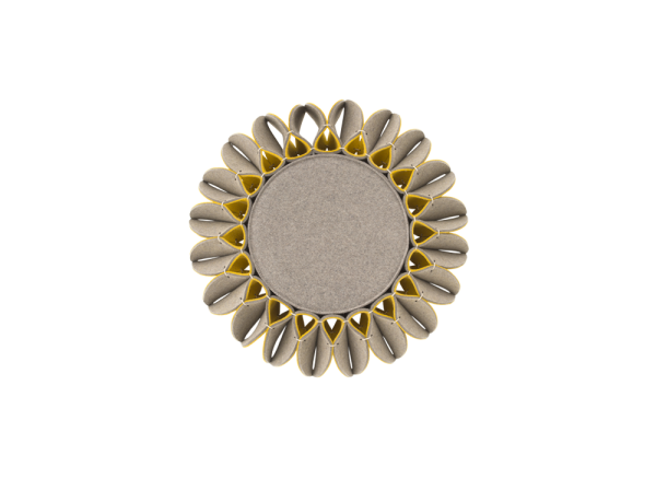 Пуф низкий Ruff Pouf Yellow Ø100 от интернет-магазина IDODOM.RU