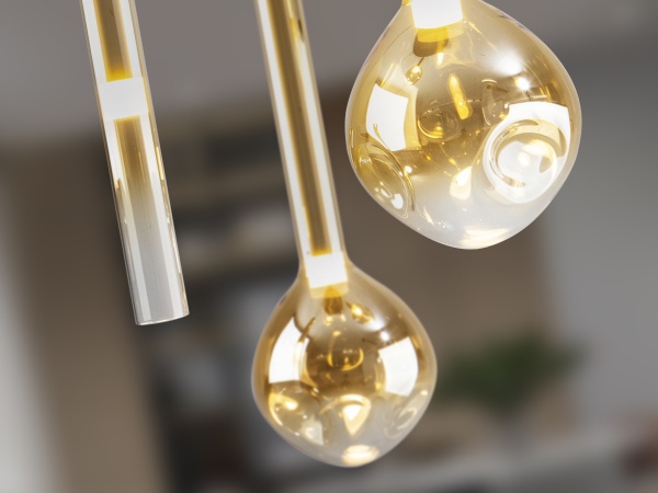 Essenza Люстра 5L - черный-золотой от интернет-магазина IDODOM.RU