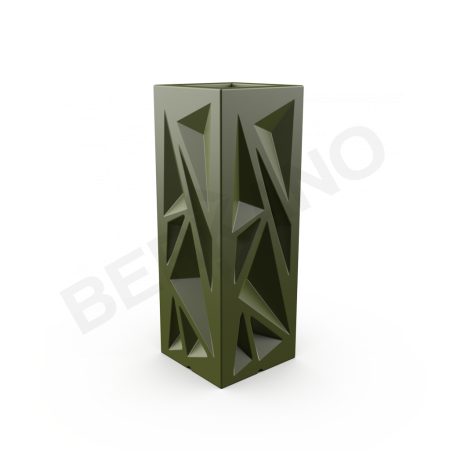 Кашпо Icelandic Vertical DB Olive Green