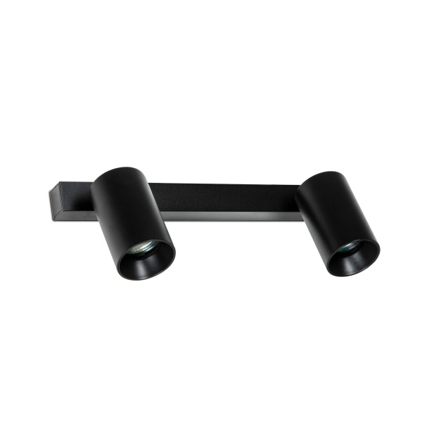 Настенный/потолочный светильник Stan 2L черный от интернет-магазина IDODOM.RU