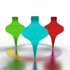 Светящееся праздничное украшение SPIN белого цвета RGB