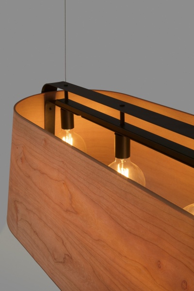 Люстра Stood 5L деревянная от интернет-магазина IDODOM.RU