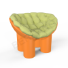 Кресло SLON Orange, Green