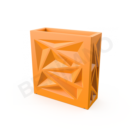 Кашпо Icelandic Square DB Orange