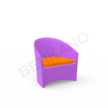 Кресло Oasis Deep Violet, Orange