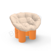 Кресло SLON Kids Orange, Milk