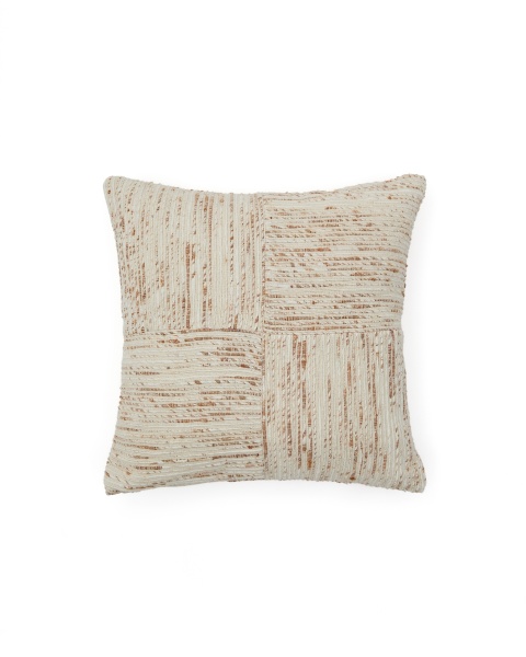 Чехол для подушки Anuba из жаккарда в бежевую и красную клетку 45 x 45 см от интернет-магазина IDODOM.RU