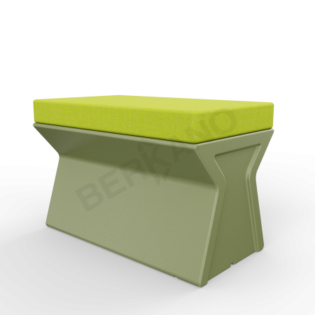 Скамейка X-seat Line Olive green / Green