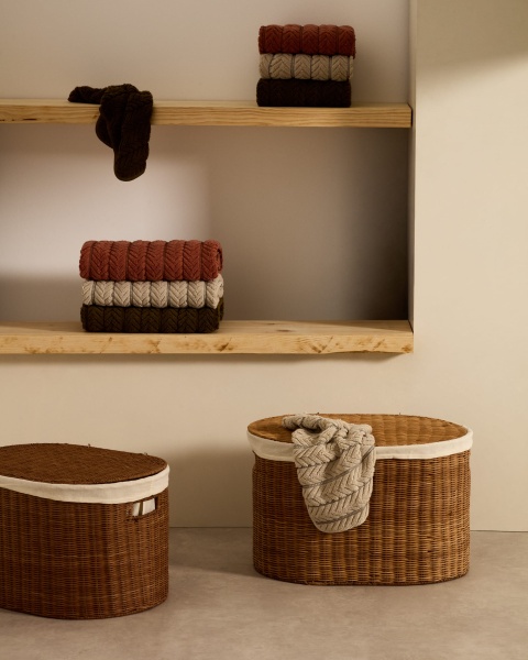 Indali Набор из 2-х корзин из ротанга Ø 50 см / Ø 55 см от интернет-магазина IDODOM.RU