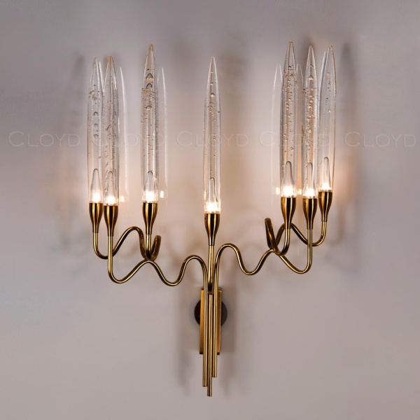 Бра Cloyd ZOAR W7 / выс. 50 см - латунь (арт.20210) от интернет-магазина IDODOM.RU