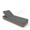 Шезлонг Grace Cappuccino, Dark grey
