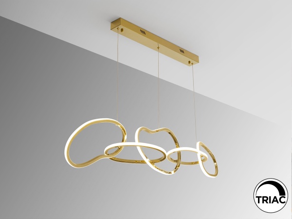 Люстра Nexo 5L золотая от интернет-магазина IDODOM.RU