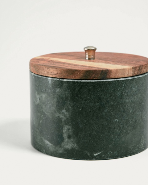 Karla контейнер для ванной комнаты зеленый большой от интернет-магазина IDODOM.RU