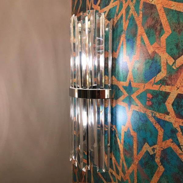 Бра Cloyd MILLOM-A W2 / выс. 45 см - хром (арт.20193) от интернет-магазина IDODOM.RU