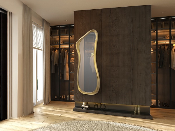 Gina Зеркало настенное золотое от интернет-магазина IDODOM.RU