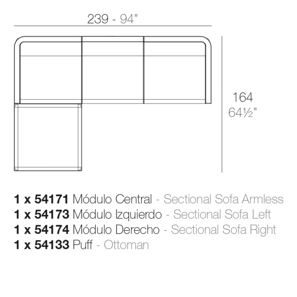 Модульный диван Ulm от интернет-магазина IDODOM.RU